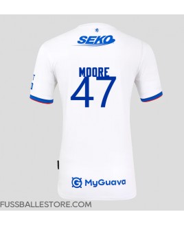 Günstige Rangers Mikey Moore #47 Auswärtstrikot 2025-26 Kurzarm
